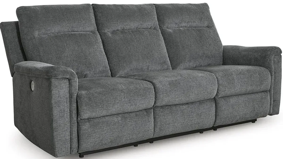 Seneca Gray Power Reclining Sofa