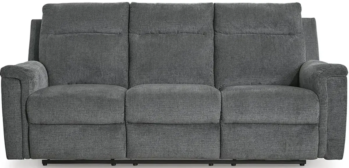 Seneca Gray Power Reclining Sofa