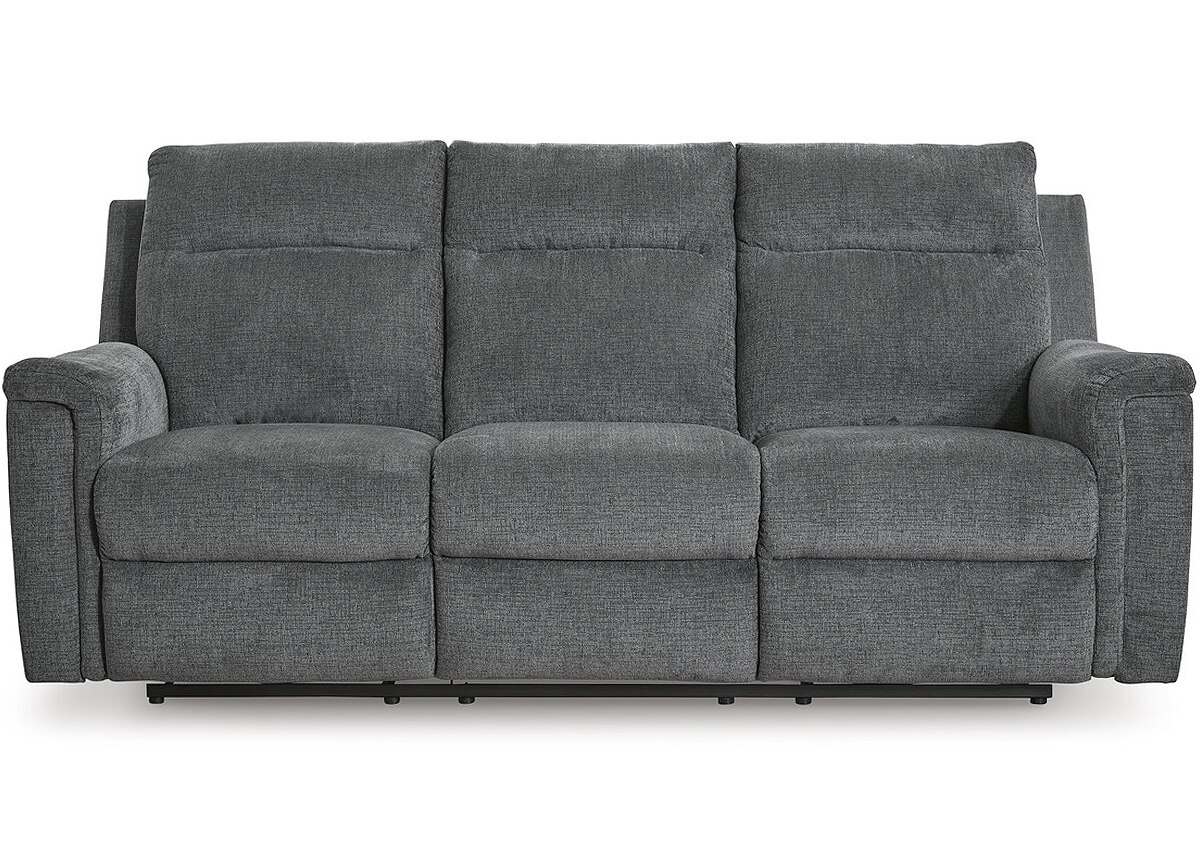 Seneca Gray Power Reclining Sofa