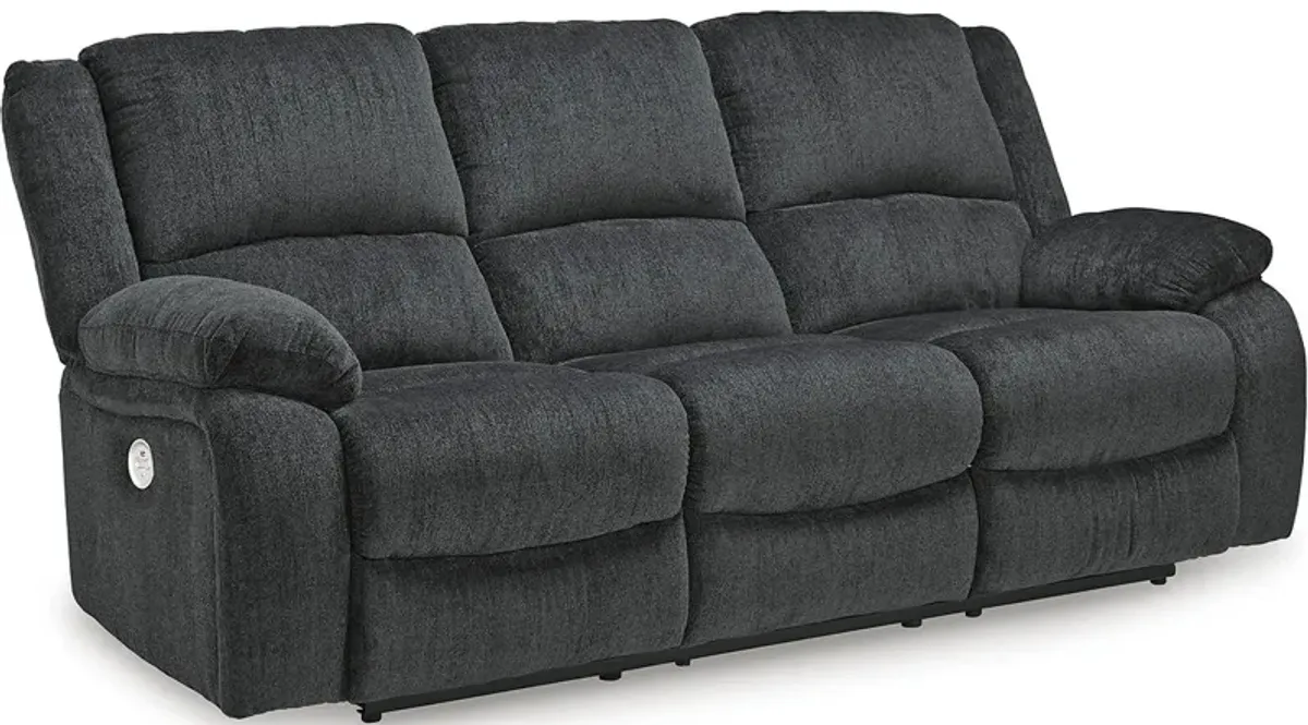 Huron Gray Power Reclining Sofa