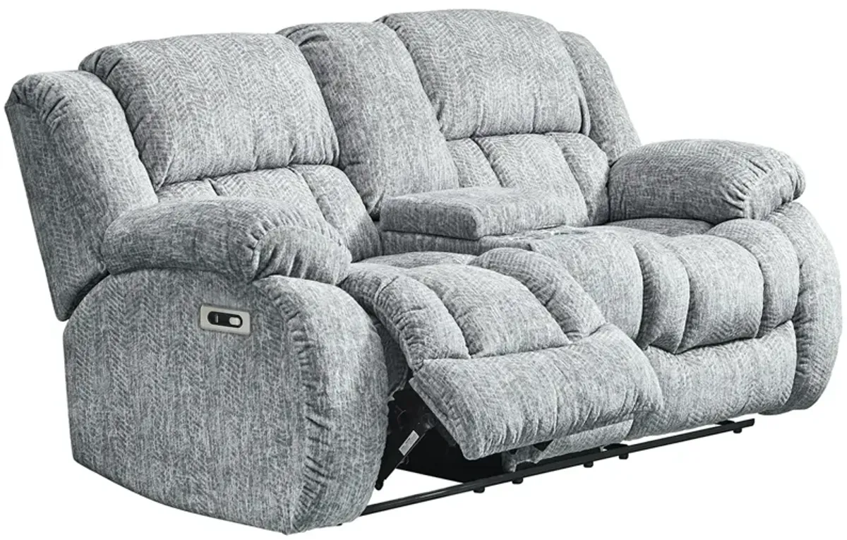 Tidus Power Reclining Console Loveseat