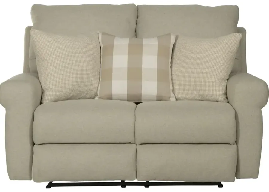 Jenner Beige Power Reclining Loveseat