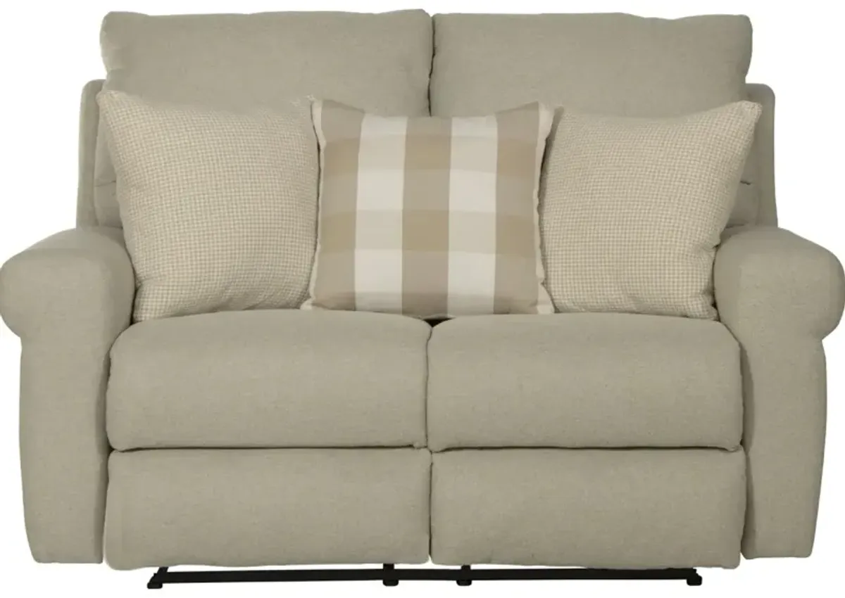 Jenner Beige Power Reclining Loveseat