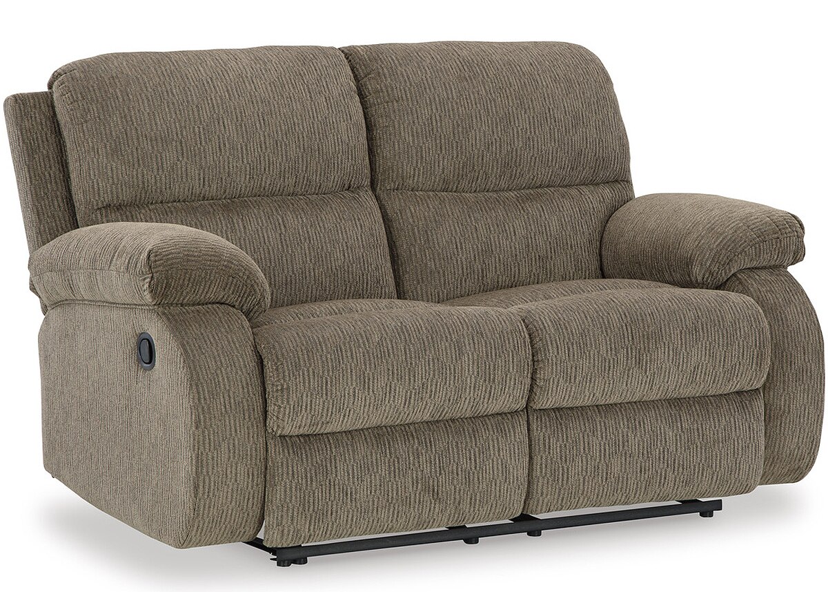 Scranton Brown Reclining Loveseat