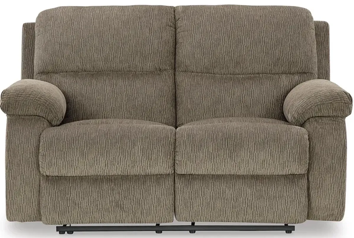 Scranton Brown Reclining Loveseat