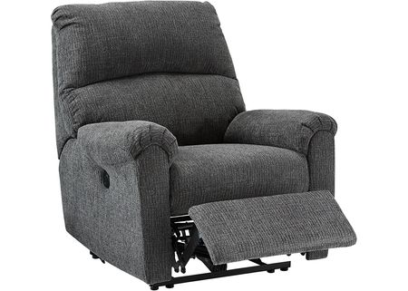 Dempsey Charcoal Power Recliner