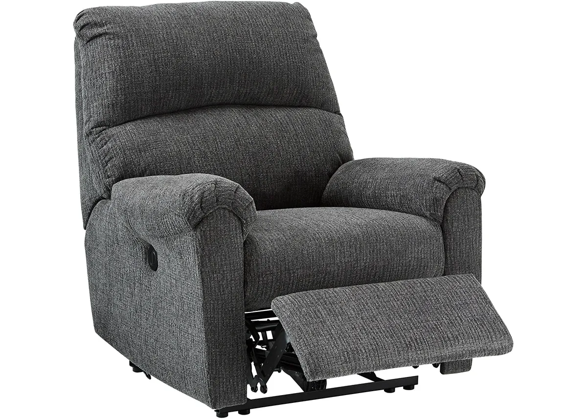 Dempsey Charcoal Power Recliner