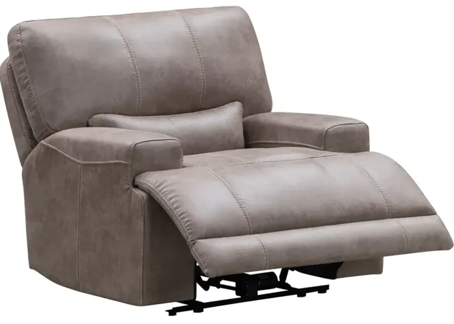 Bowery Beige Fabric Power Recliner