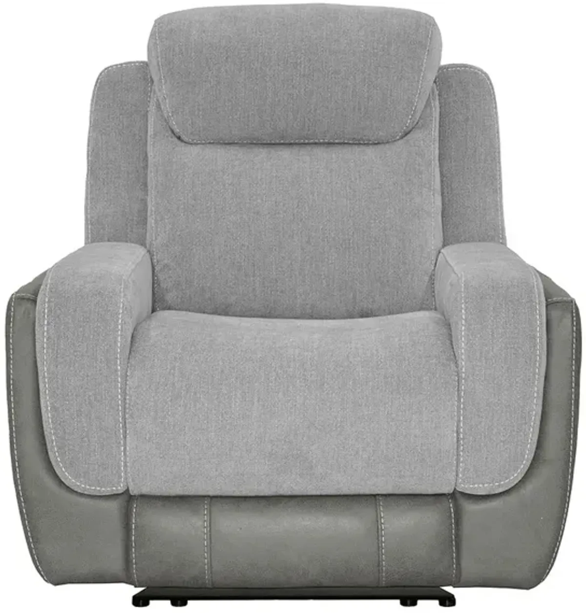 Devon Gray Zero Gravity Power Recliner W/ Power Headrest