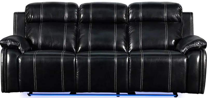 Alloy Power Reclining Sofa W/ Power Headrest