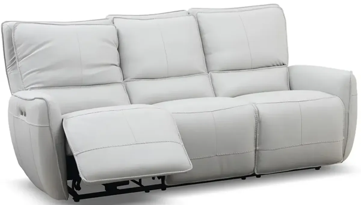 Boswell Leather Power Reclining Sofa W/ Power Headrests