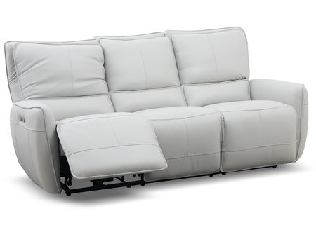 Boswell Leather Power Reclining Sofa W/ Power Headrests
