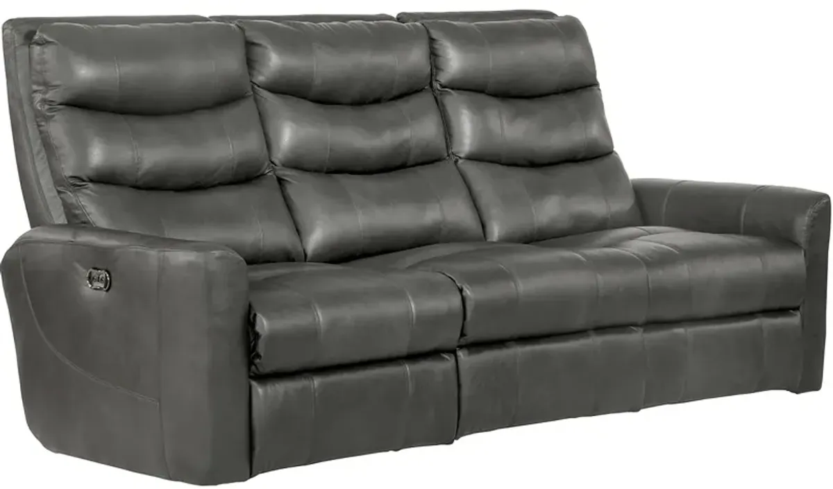 Drew Leather Power Reclining Sofa