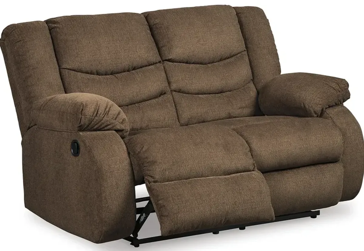 Cullen Brown Reclining Loveseat