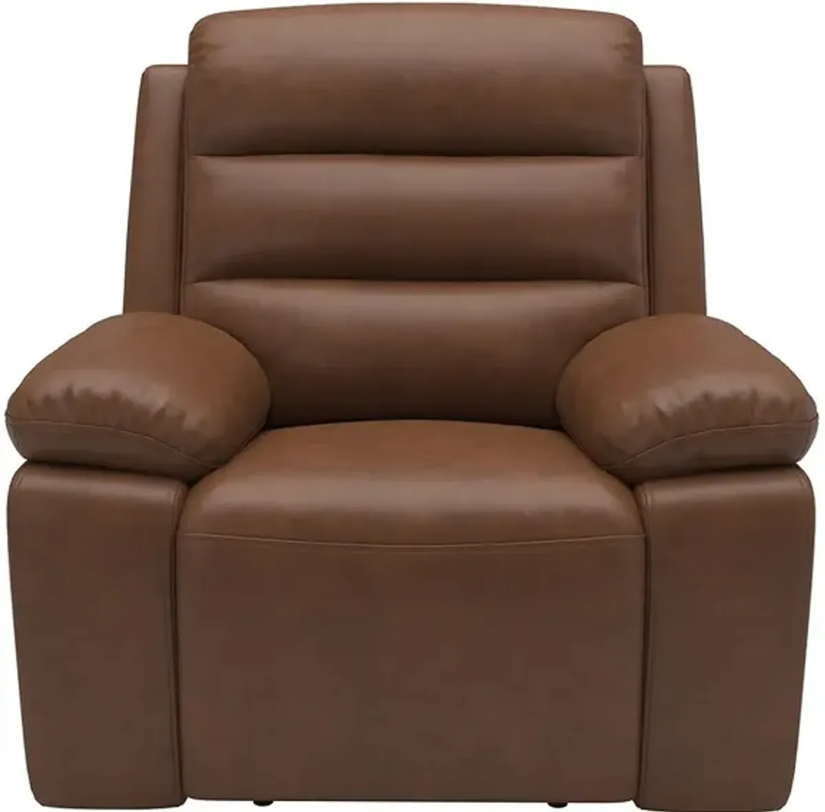 Duke Brown Leather Power Recliner W/ Power Headrest