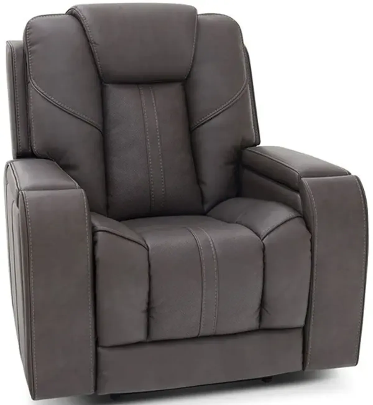 Dalton Gray Home Theater Power Recliner W/ Power Headrest