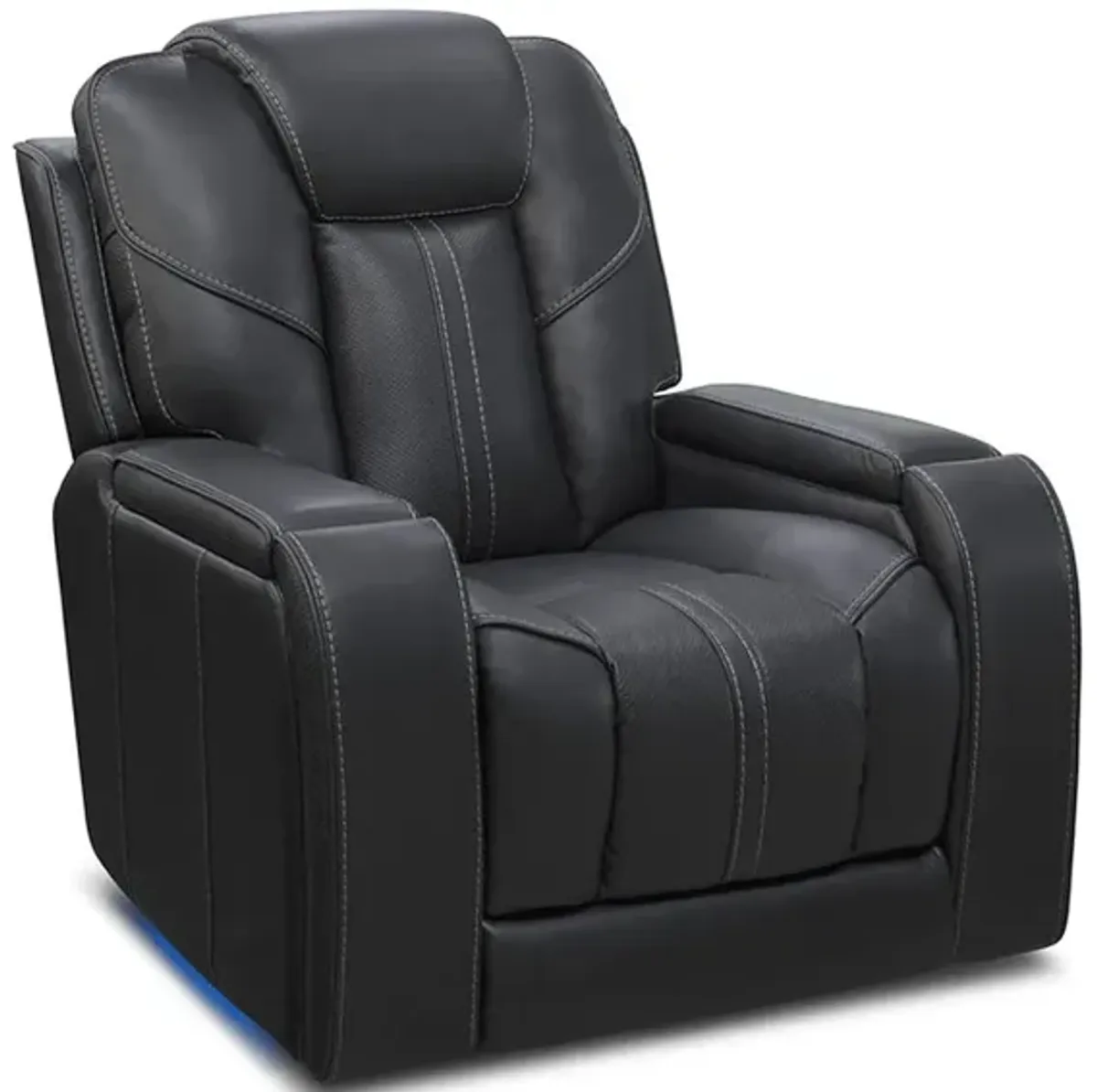 Dalton Black Home Theater Power Recliner W/ Power Headrest