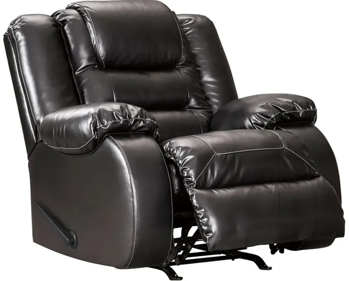 Sanders Black Rocker Recliner