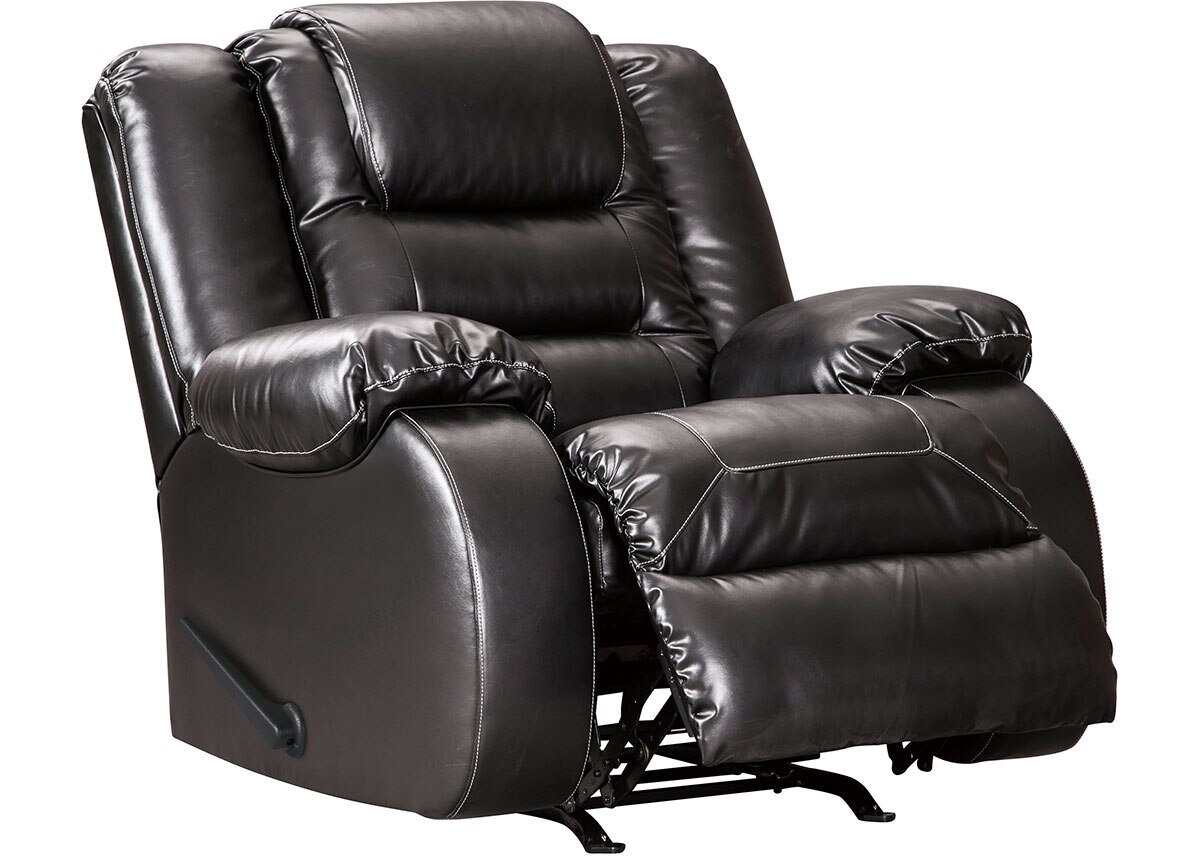 Sanders Black Rocker Recliner