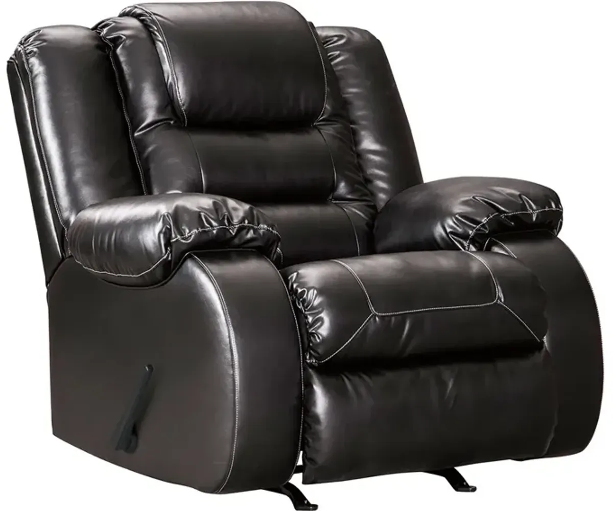 Sanders Black Rocker Recliner