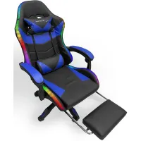 XGame2 Blue Massage Rocker Gaming Chair