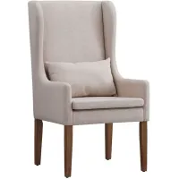 Richland Beige Wingback Dining Chair