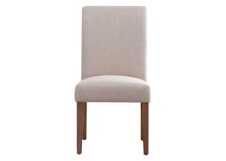 Richland Beige Rolled Back Dining Chair