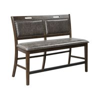 Canton Gray Counter Height Bench