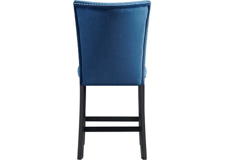 Cosmopolitan Blue Counter Height Chair