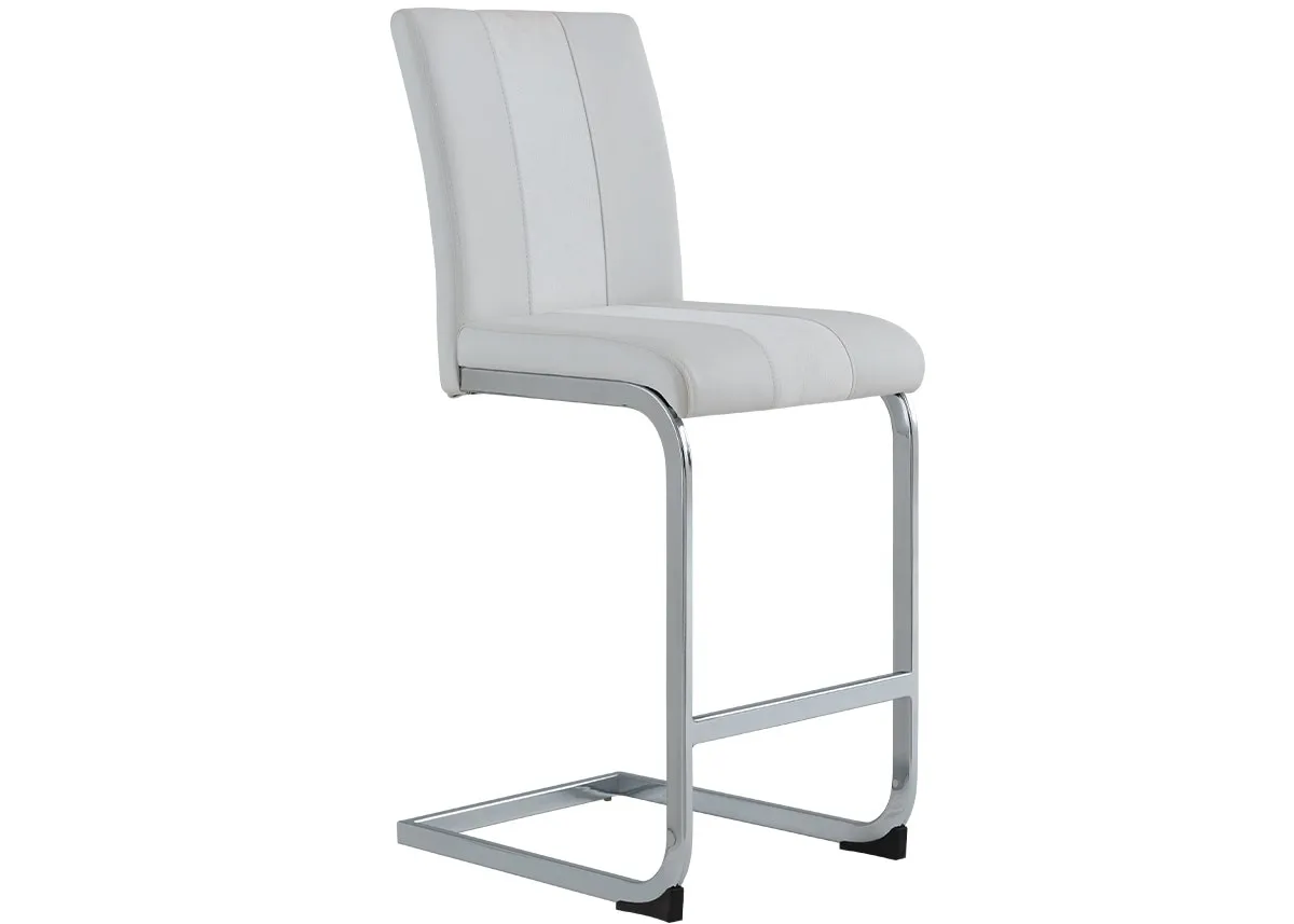 Chloe White Counter Height Chair