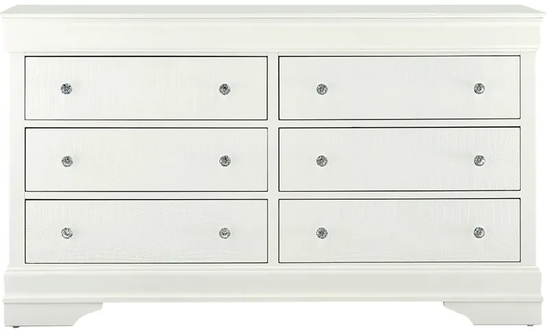Lombardy White Dresser
