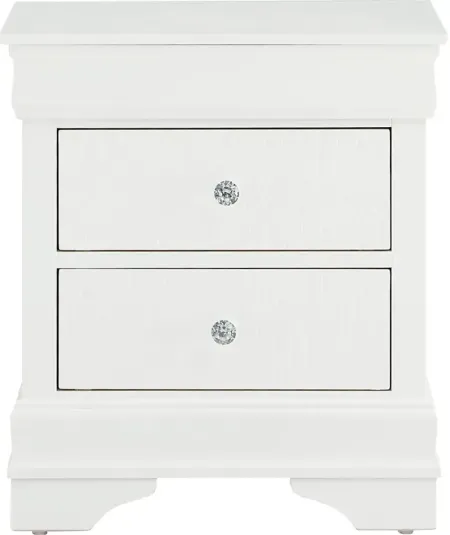 Lombardy White Nightstand