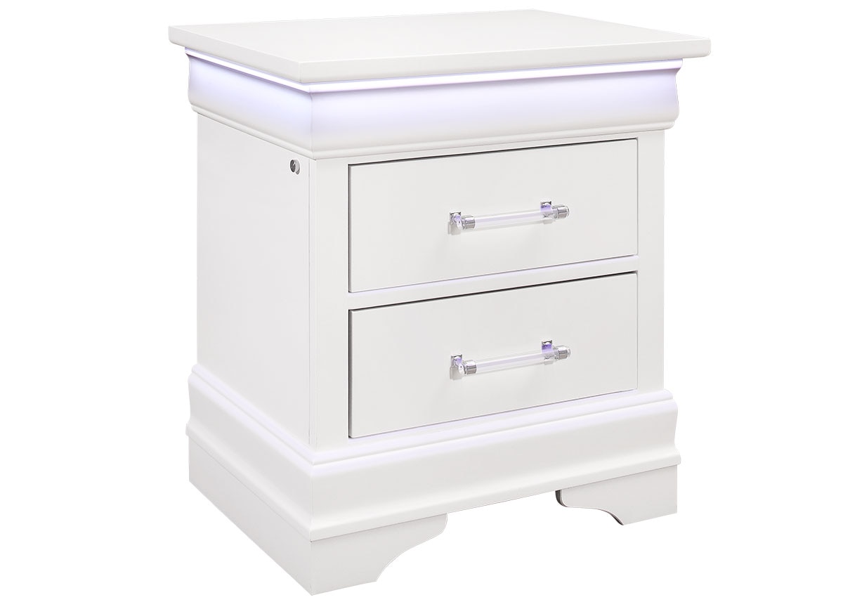 Francis White Nightstand