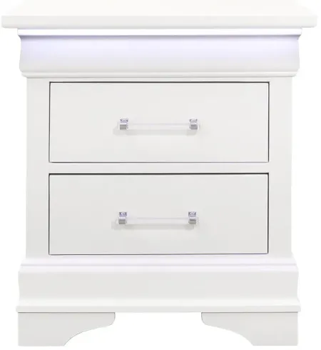 Francis White Nightstand