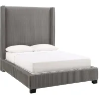 Cordelia Gray Full Upholstered Bed