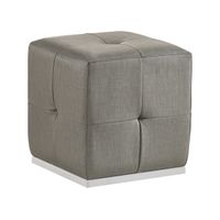 Lumina Gray Vanity Stool