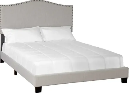 Zoey King Upholstered Bed
