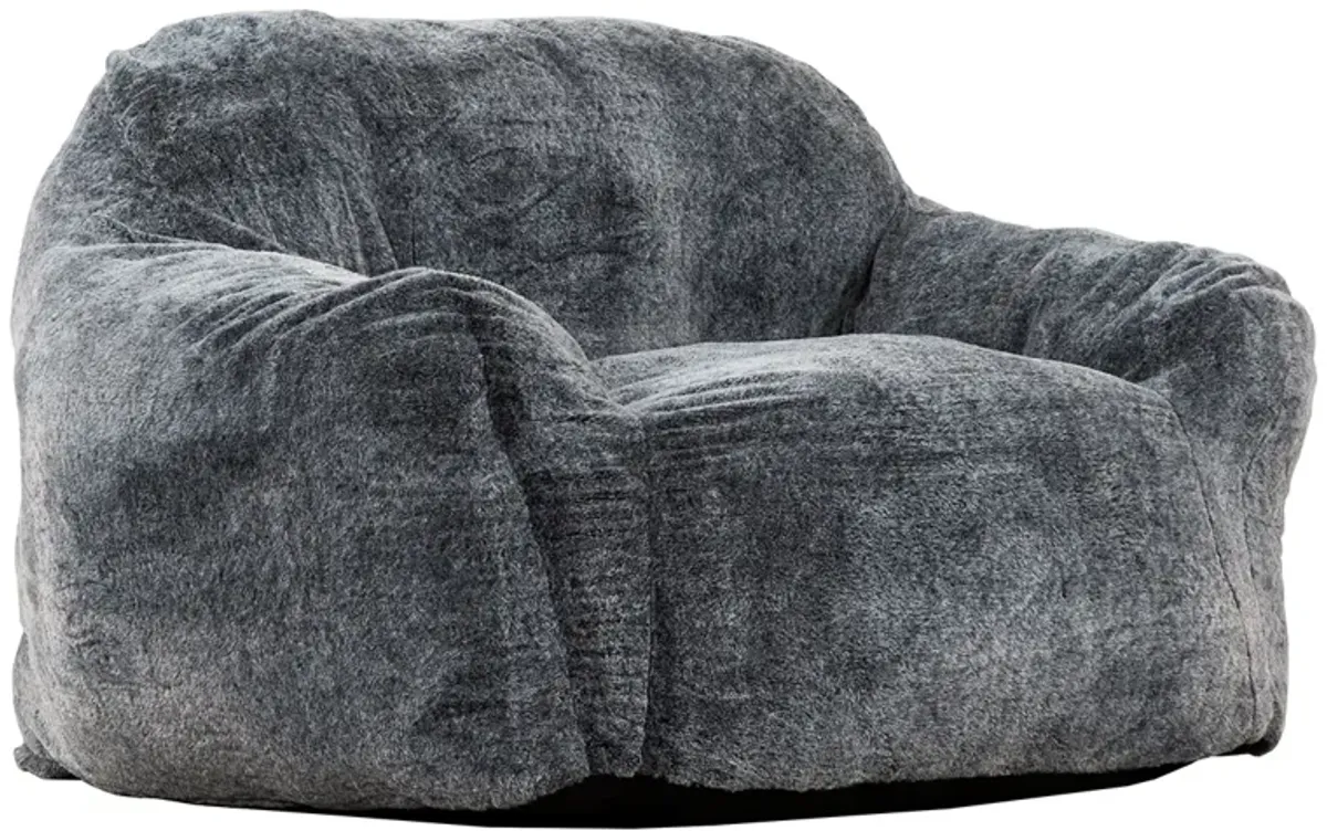 Tore Faux Rabbit Fur Bean Bag Chair By Sealy