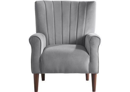 Ariel Dark Gray Accent Chair