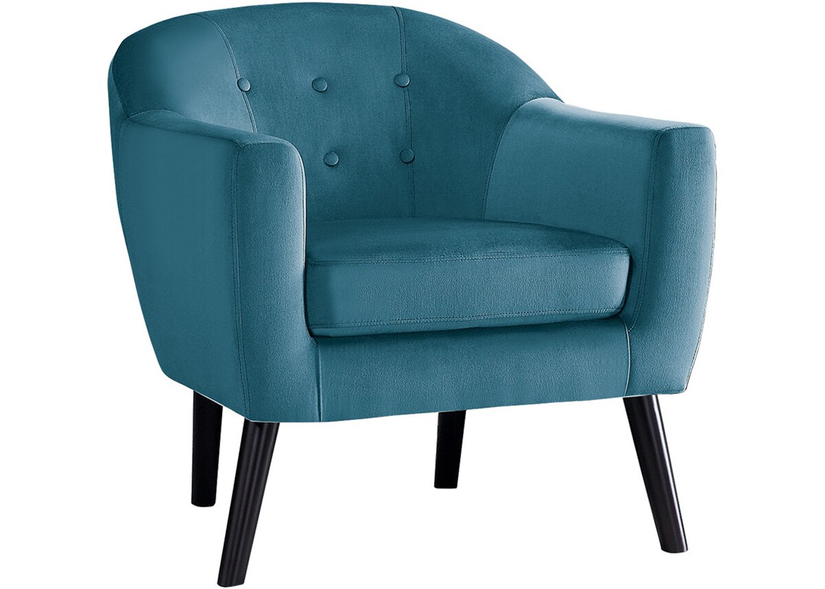 Quinn Blue Accent Chair
