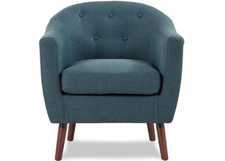 Lacy Blue Accent Chair
