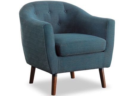 Lacy Blue Accent Chair