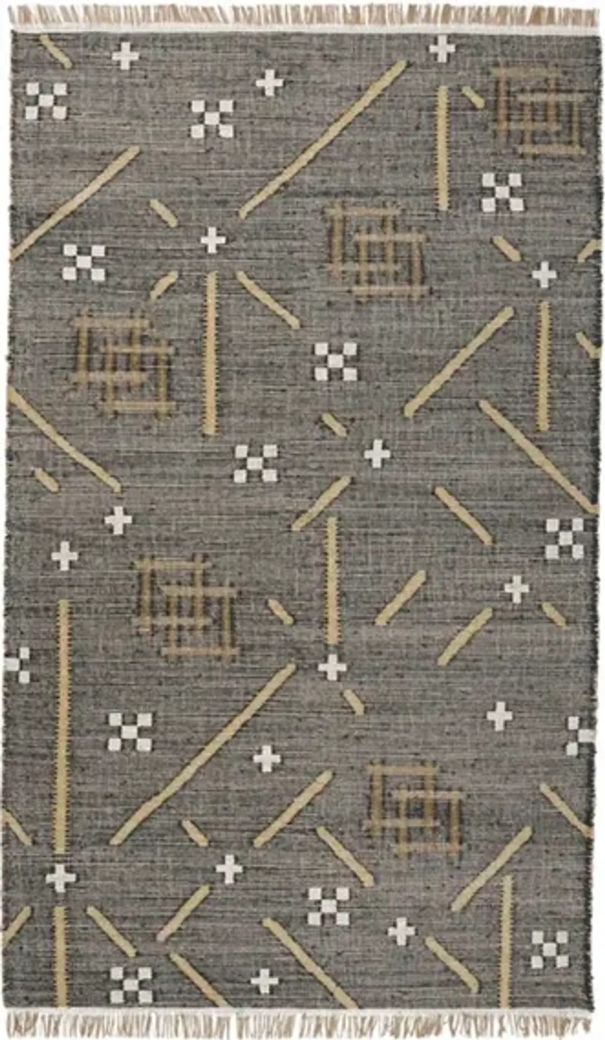 Lagan Black Area Rug