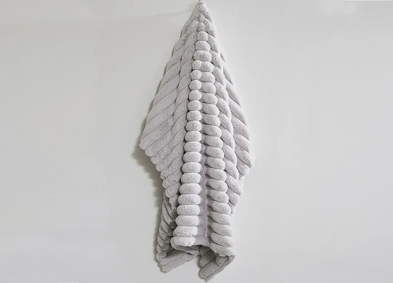 Codie Gray Faux-Fur Throw