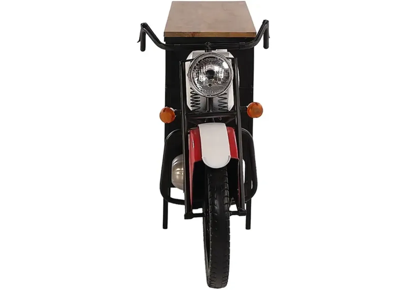 Motorcycle Red Counter Bar