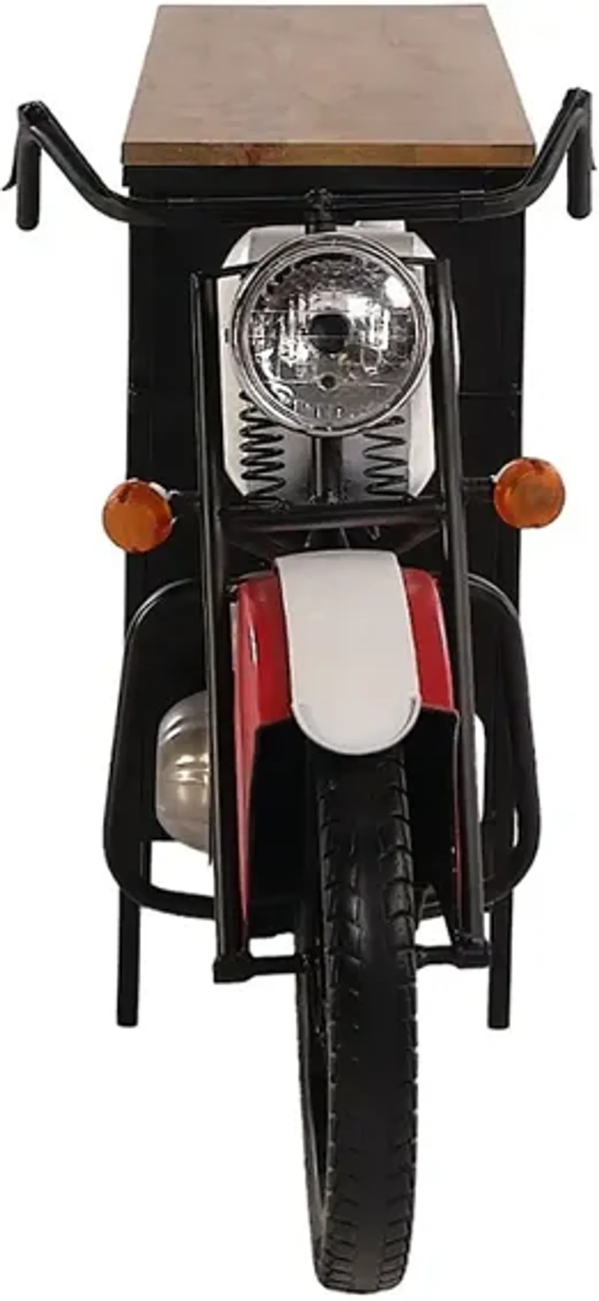 Motorcycle Red Counter Bar