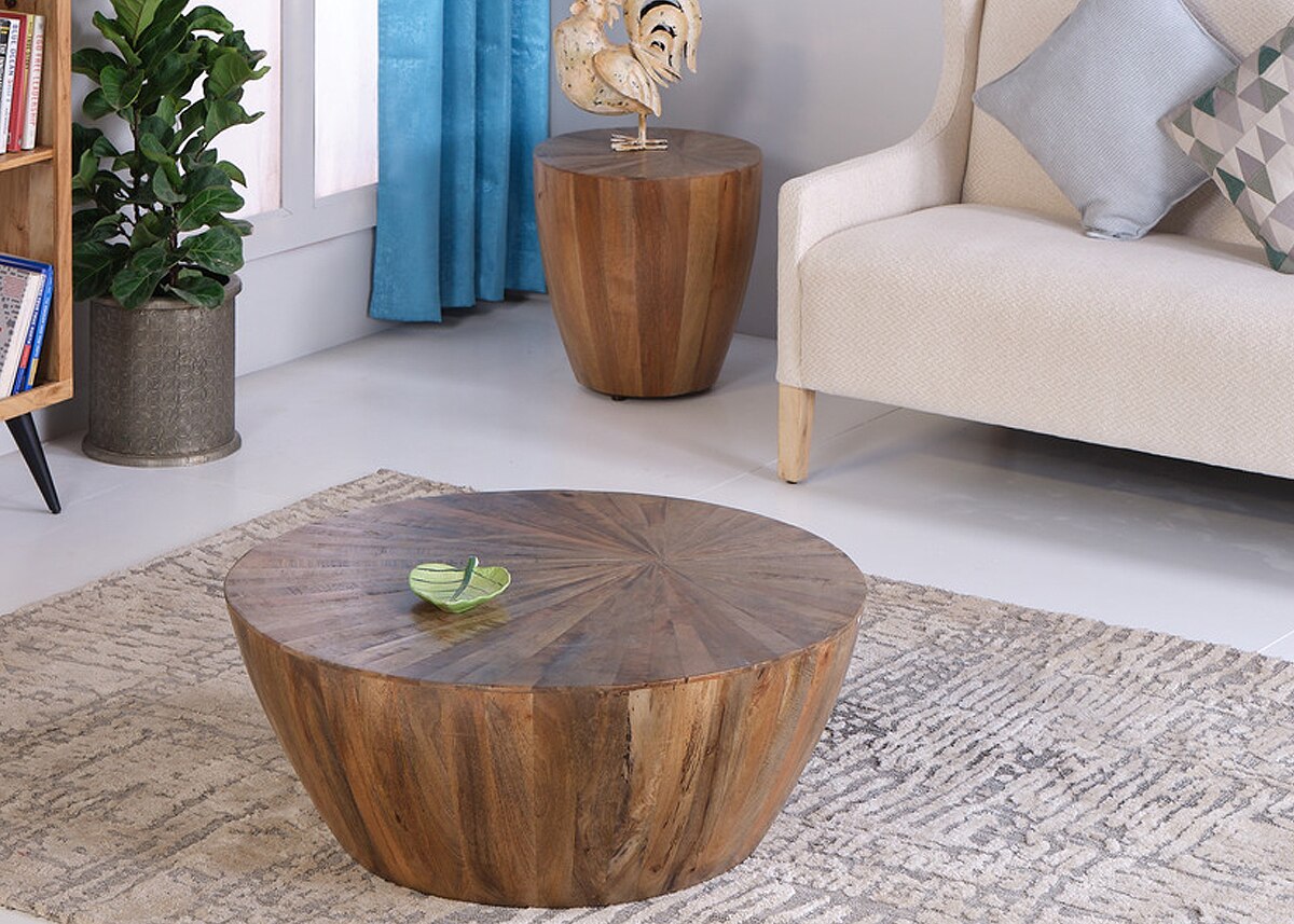 Chithira Round End Table