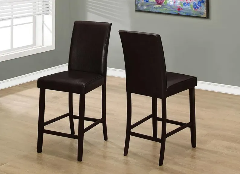 Parnell 2 Pc. Brown Counter Height Chair