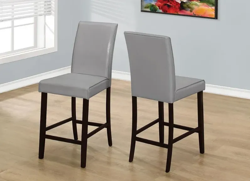 Parnell 2 Pc. Gray Counter Height Chair