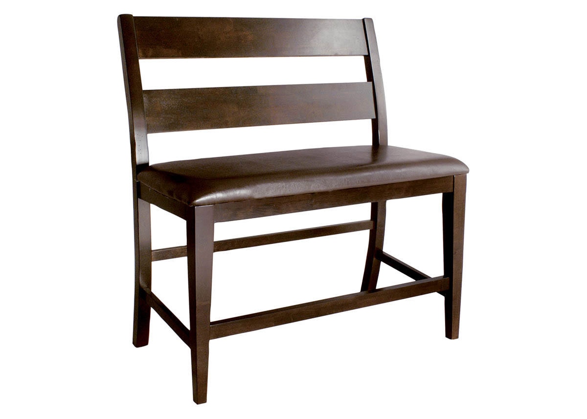 Nicki Cherry Counter Height Bench